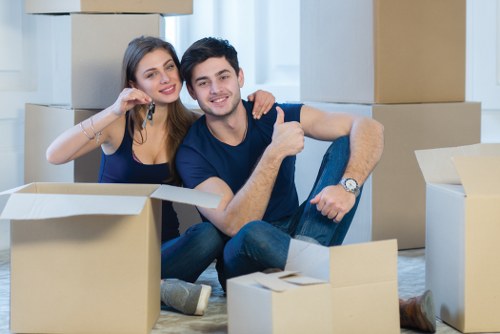 Office removals planning in Tottenhamhale with organized workplace boxes