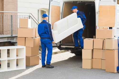 Small removals van ready for a compact move in Tottenhamhale