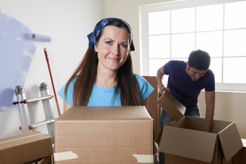 Furniture and household items loaded for house removals in Tottenhamhale