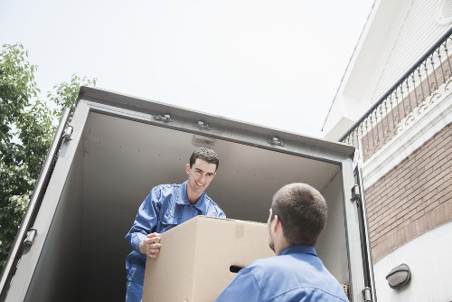 IT and office equipment being prepared for a business move in Tottenhamhale