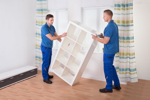 Professional movers loading furniture during a Tottenhamhale removals service