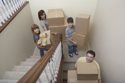 Loading furniture into a van for Tottenhamhale transport